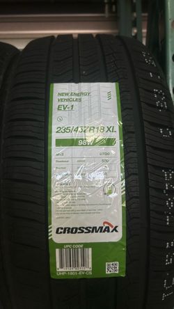 235/43R18 Crossmax $145 each ( cash price)