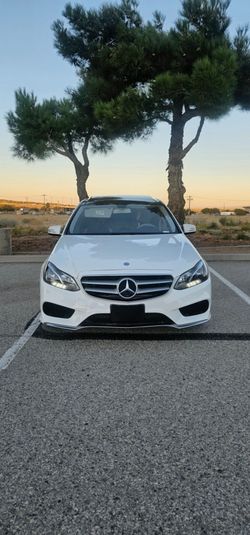 Mercedes-Benz E-Class White Sedan