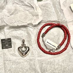 JOSEPH ESPOSITO HEART PENDANT & Necklace