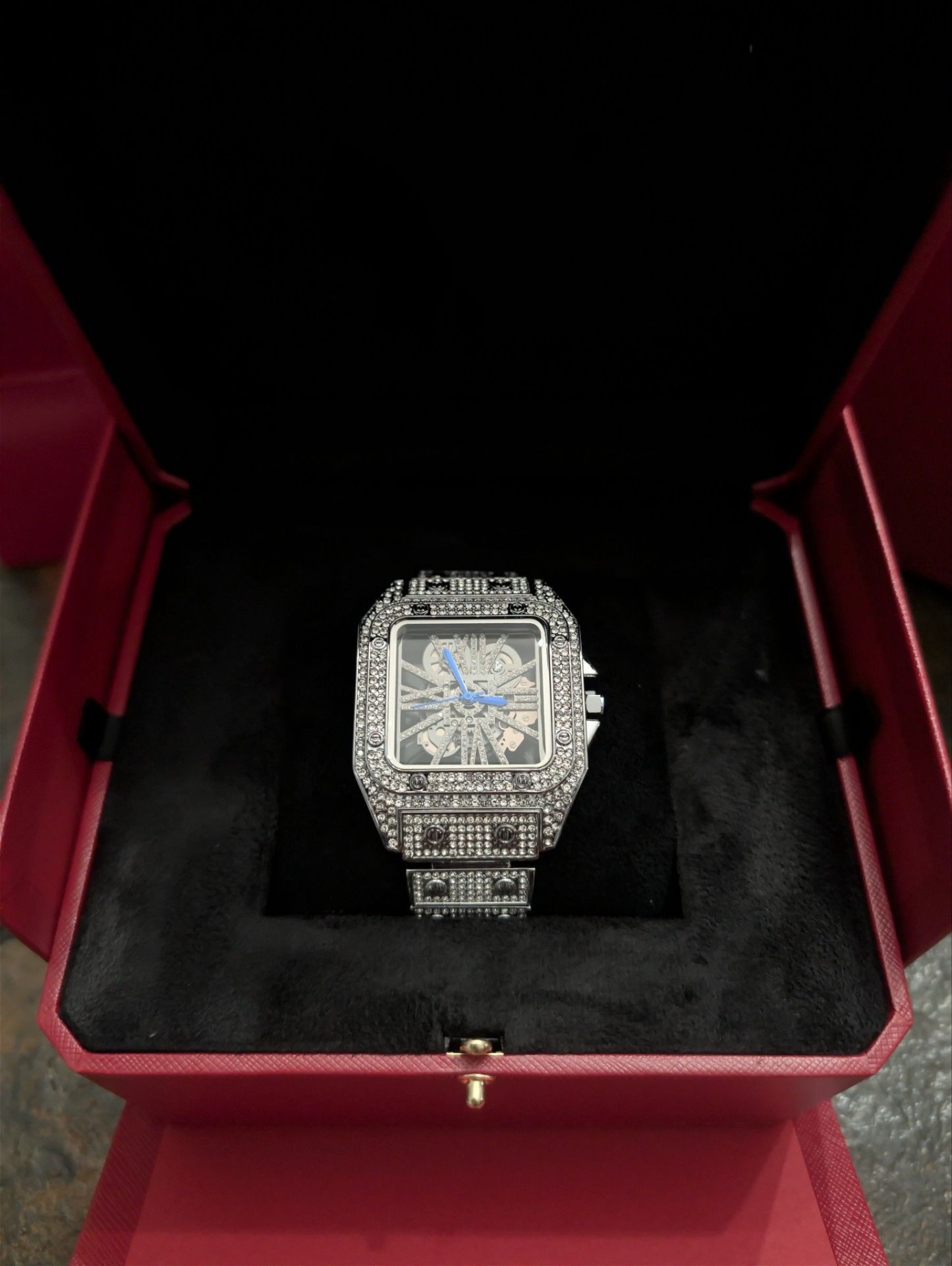 Men's iced out Santos