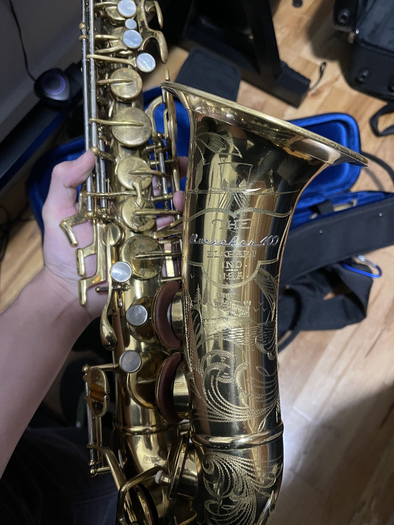 Buescher Top Hat And Cane Alto Saxophone