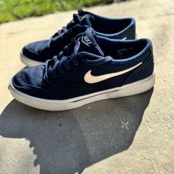 Blue Nikes