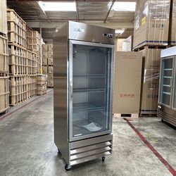 NSF Glass Door Stainless Steel Commercial Freezer CFD-1FFGSS

