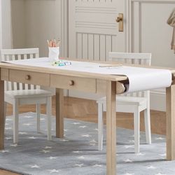 Free. Blue Table Real Wood Pottery Barn 