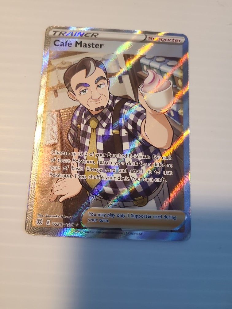 Cafe Master . Pokemon Card