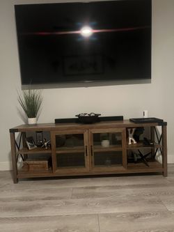Rustic Modern Tv Stand Living Room Entertainment Center
