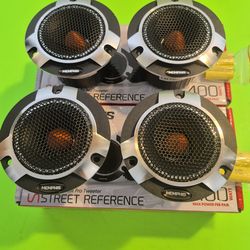MEMPHIS 2 PAIRS 4 INCH COMPONENT PRO TWEETER 400 WATTS MAX POWER