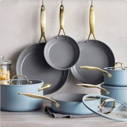 Greenpan 11 piece cookware ser Jewel