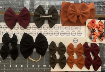 Handmade Bows, Nylon Bow, Headwraps , & Piggies