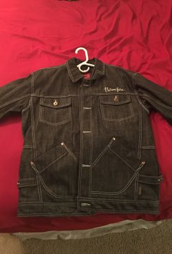 Platinum fubu jean jacket