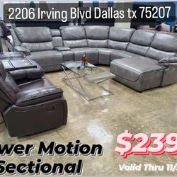 Power Sectional Grey 