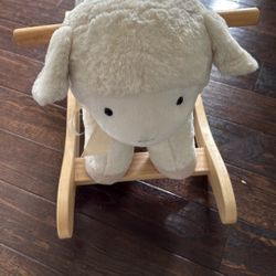 Pottery Barn Lamb Kids Rocker 