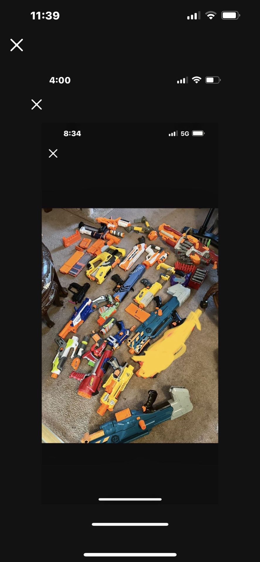 Nerf Gun Lot