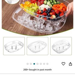 Keep It Cold Serving Tray With ice storage