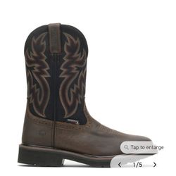 Wolverine Steel Toe Boots Size 8