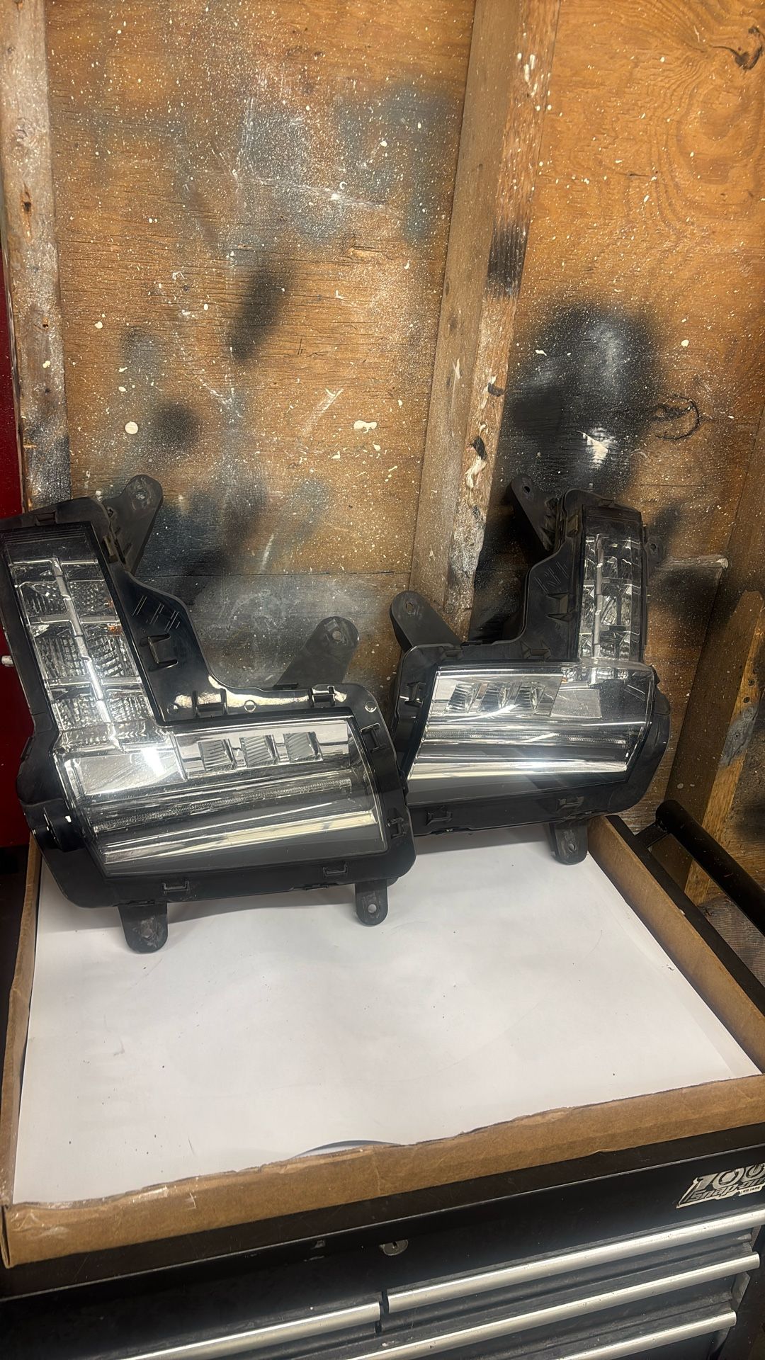 Fog Lights Lamp For Cadillac Escalade 2015-2020 w/o Crash Brake LED Left+Right