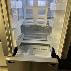 Counter Depth Refrigerator Bigger Capacity👍Dual Ice Makers 