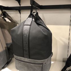 Calvin Klein CK Mens Large Backpack Bag NEW