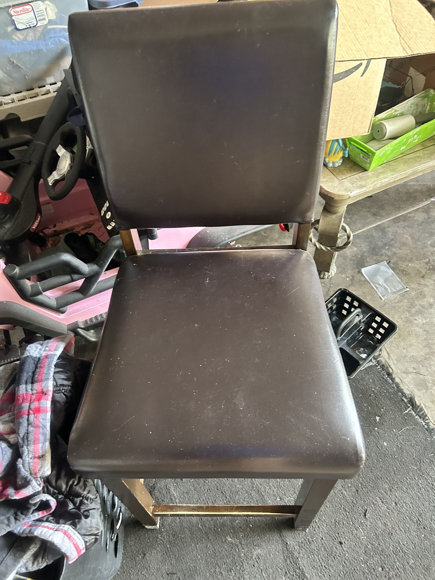 Leather Bar Stool