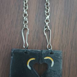 Ethically Sourced Rodent Jaw Bone & Teeth Couple's Set Of 2 Keychains Oddity