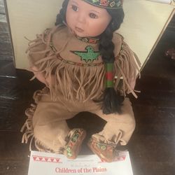 Brave & Free Classic Indian Collectible Doll New In Box