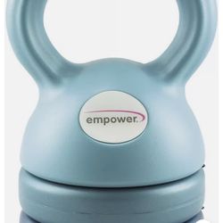 Empower 3-in-1 Kettlebell Weight Set, 5- 8 -12 Pounds with DVD Workout -NEW