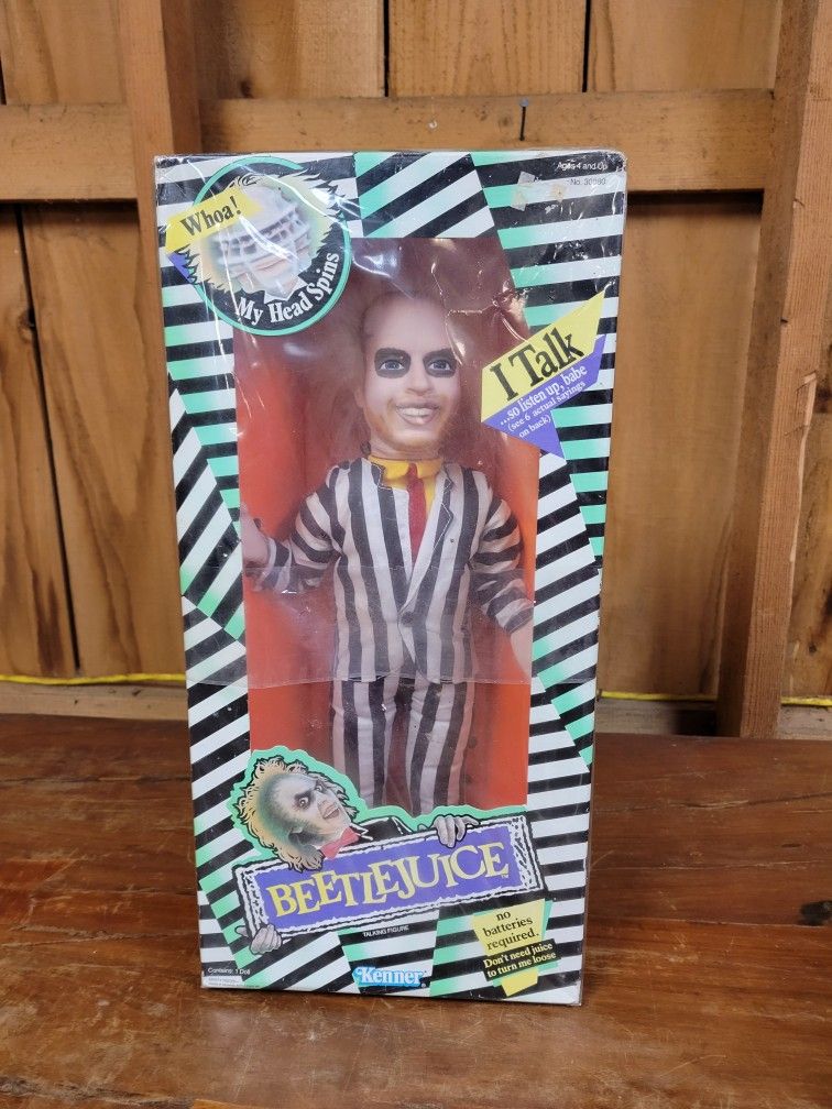 New In Box Kenner Beetlejuice Talking Doll