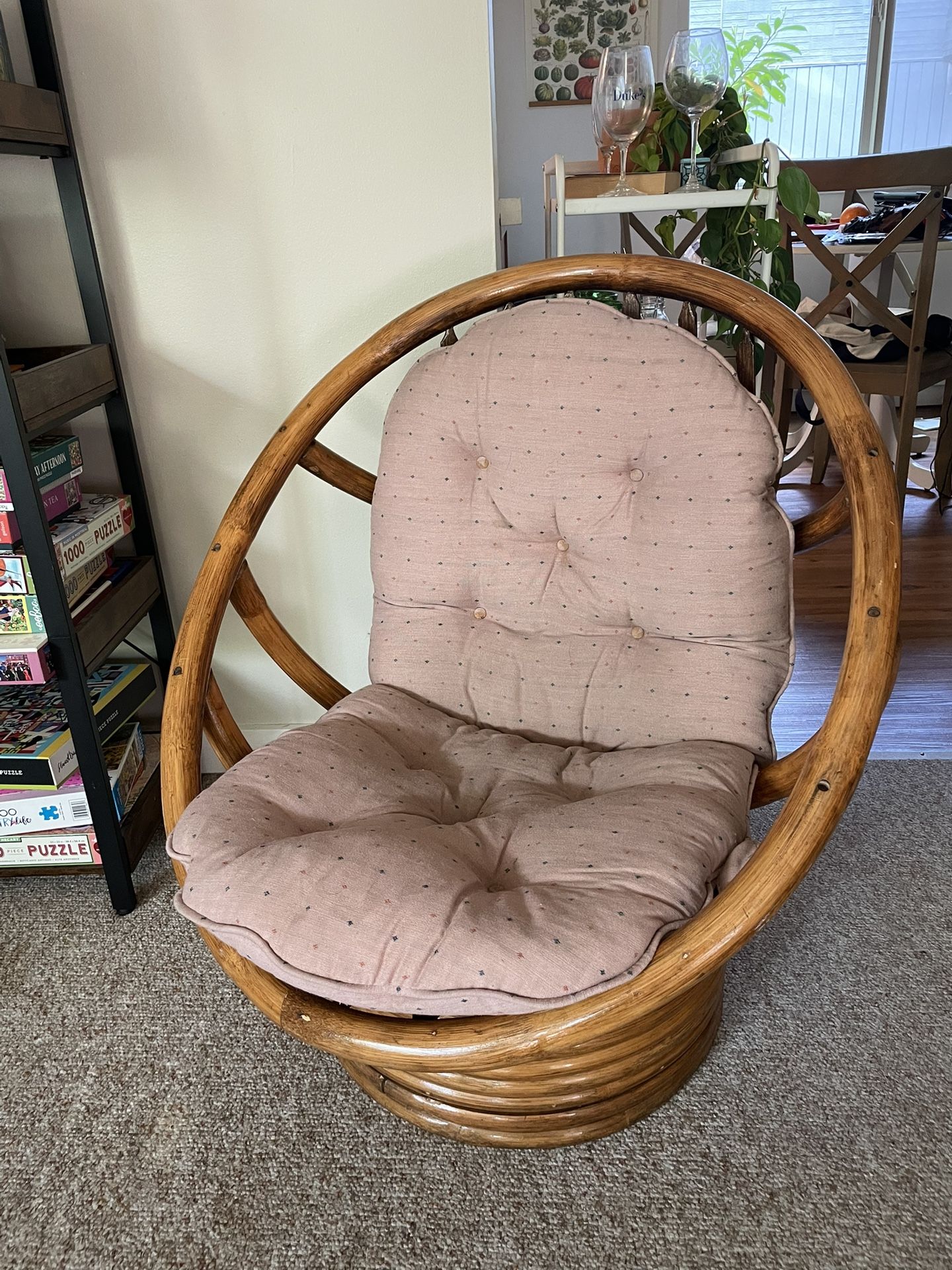 Rattan Papasan Chair