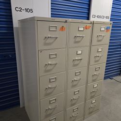 Metal File Cabinet $100 Each Letter Size With Key Hon Brand 