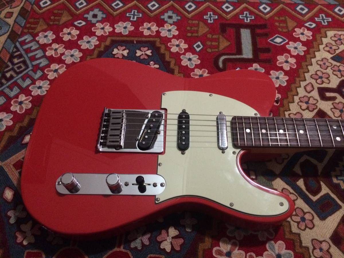 Fender Deluxe Nashville Tele - Fiesta Red (Electric guitar)