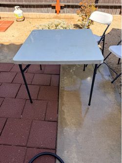 Table and chairs