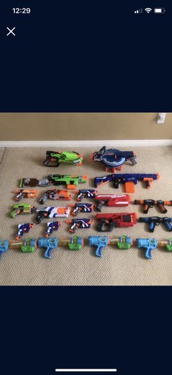 Lot Of Nerf Guns