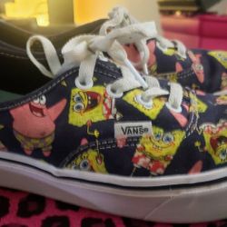 Authentic X CumfyCush SpongeBob Vans