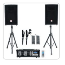Rockville Amp, speakers, Stands And Mics 