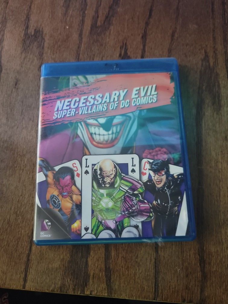 Necessary Evil Bluray Dvd