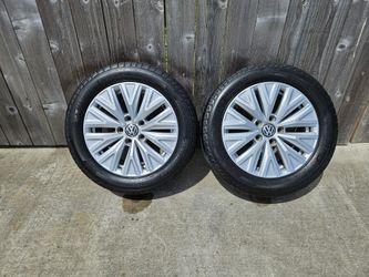 4 Wheels and Tires for 2005-2021 Volkswagen Jetta 5X112 16X6.5" Oem Wheels and Michelin Defender Tires
