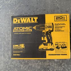 DeWALT Atomic Hammer Drill 20V Max Brushless Battery 3.0Ah & Charger