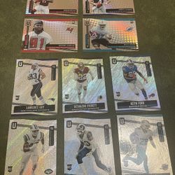 Lot Of 10 2019 panini unparalleled football rookie cards