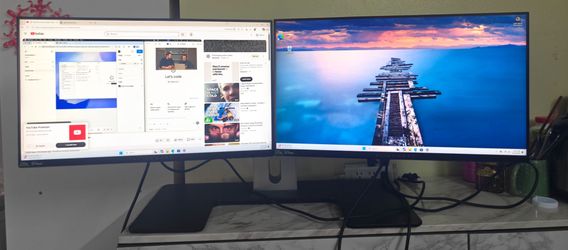 Alienware Dual Gaming Monitor Setup