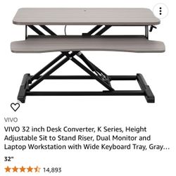 Adjustable sit and stand riser 