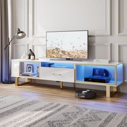 Bestier 70''TV Stand White - $85