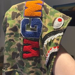 Bape Hoodie ABC Camo Green