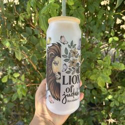 Lion Of Judah Glass Cup 