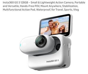 Insta360 GO 3 128GB ( IN BLACK NOT WHITE)