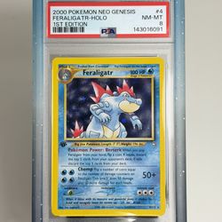 2000 POKEMON NEO GENESIS FERALIGATR-HOLO 1ST EDITION