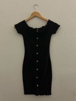 Nuevo vestido corto de botones talla S