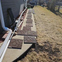 16x16 Rubber Outdoor Tiles. 