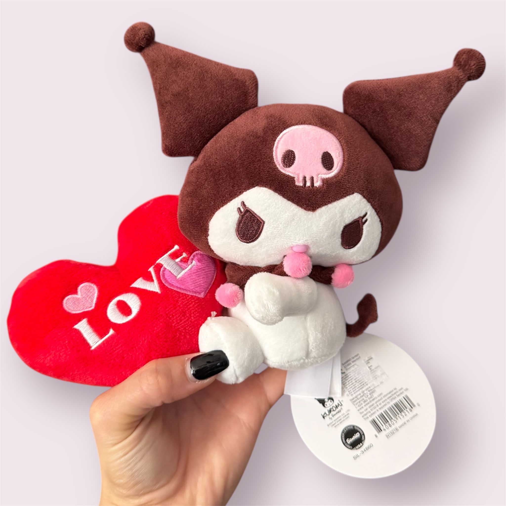 NWT kuromi valentine plush