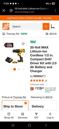 DeWalt drill with battery and charger. $80 or best offer