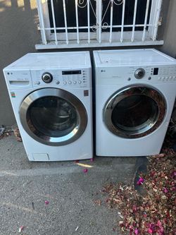 Washer and dryer LG